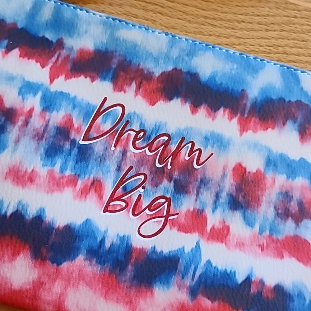 NWOT Betsey Johnson Tie Dye Dream Big Wristlet